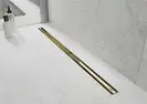 Трап для душа MEXEN FLAT 360° SLIM GOLD золотой 150 см (MEX-1541150)