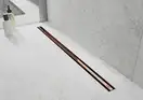 Трап для душа MEXEN FLAT 360° SLIM ROSE GOLD розовое золото 90 см (MEX-1641090)