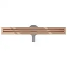 Трап для душа MEXEN FLAT 360° SLIM ROSE GOLD розовое золото 100 см (MEX-1641100)
