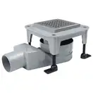 Трап Qtap Aquarius CRM6011304 точечный с комбинированным затвором и нержавеющей решеткой (AQUACRM6011304)