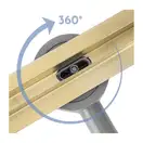 Rea Neox 60 Slim Pro Трап для душа, золотой (REA-G2717)