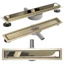 Трап для душа REA PURE NEO MIRROR GOLD PRO 90 см (REA-G5602)