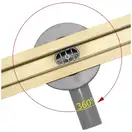 Трап для душа REA NEO SLIM MIRROR GOLD PRO 90 см (REA-G5605)