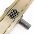 Трап для душа REA PURE NEO MIRROR GOLD PRO 100 см (REA-G5611)