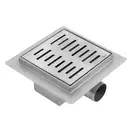 Трап для душа REA LINE 15x15 NICKIEL BRUSHED (REA-G6205)