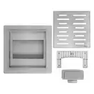 Трап для душа REA LINE 15x15 NICKIEL BRUSHED (REA-G6205)
