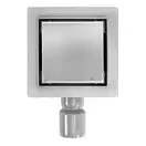 Трап для душа REA NEO 12x12 NICKIEL BRUSHED (REA-G6206)
