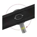 Rea Neox 60 Pro Линейный трап для душа, черный (REA-G7801)
