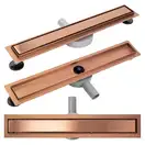 Трап для душа REA PURE NEO BRUSHED COPPER 80 см. (REA-G8022)