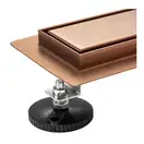 Трап для душа REA PURE NEO BRUSHED COPPER 80 см. (REA-G8022)