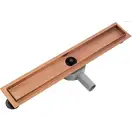 Трап для душа REA PURE NEO BRUSHED COPPER 80 см. (REA-G8022)