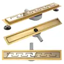 Трап для душу REA GREEK PRO GOLD 90 см (REA-G8030)