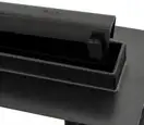 Rea Neo Slim Pro Black Трап для душа, черный (REA-G8901)