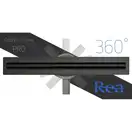Трап для душа REA NEO SLIM PRO BLACK черный 100 см (REA-G8904)