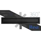 Трап для душа REA NEO PRO BLACK 2в1 черный 90 см (REA-G8908)