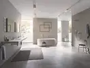 Верхний душ Ø 310 мм с держателем 380 мм Grohe Rainshower Cosmopolitan (цвет - тёмный графит, матовый) (26066AL0) фото 2 Aquada.com.ua