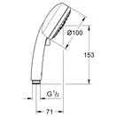 Лійка для ручного душу Grohe Vitalio Comfort 100 26094000