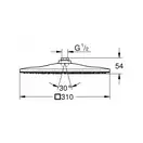 Верхній душ Grohe Rainshower 310 Mono Cube (26567000)