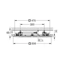 Стельовий душ з одним режимом струменя GROHE Rainshower F-Series 20 (27286000)