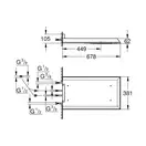 Верхній душ з 3 режимами струменя GROHE Rainshower F-Series 15 (27938001)