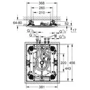 Верхний душ Grohe Rainshower F-Series 381 х 456 мм (цвет - хром), 3 вида струи (27939001) фото 7 Aquada.com.ua