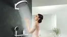 Верхний душ Ø 250 мм Hansgrohe Rainfinity EcoSmart, 3 типа струи (цвет - белый матовый) (26233700) фото 6 Aquada.com.ua