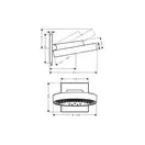 Верхний душ Ø 250 мм Hansgrohe Rainfinity EcoSmart, 3 типа струи (цвет - белый матовый) (26233700) фото 8 Aquada.com.ua
