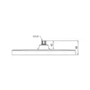 Лійка для душу стельова Koer KP-0402-03-OH 310x200мм (KR4988)