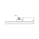 Лійка для душу стельова Koer KP-0402-07-OH 310x200мм (KR4990)