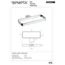 135004062 VIA Кільце для рушників Bemeta Чехія (135004062)