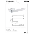 Кільце для рушників 139104062 Solo Bemeta Чехія