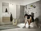Полотенцедержатель 581 мм Hansgrohe WallStoris, белый матовый (27926700) фото 2 Aquada.com.ua