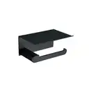 Тримач туалетного паперу Nofer CAPRI BLACK 84 x 170 x 118 mm, чорний (16228.N)