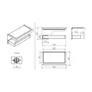 Тримач туалетного паперу Sonia S-Cube Black (176373)