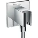 Шланговое під'єднання Axor Fixfit Porter Square з власником, хром (36734000)