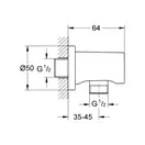 Шлангове приєднання Grohe Rainshower (колір - холодний світанок)  27057GL0