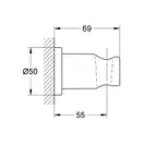 Тримач для ручного душа Grohe Rainshower (27074GN0)