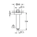 Стельовий душовий кронштейн 154 мм Grohe Rainshower (27711000)