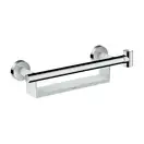 Поручень з поличкою та тримачем для душу Hansgrohe Comfort, білий/хром (26328400)