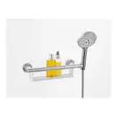 Поручень з поличкою та тримачем для душу Hansgrohe Comfort, білий/хром (26328400)
