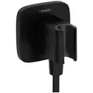 Шлангове підключення Hansgrohe FixFit Porter Q з тримачем, Matt Black (26887670)