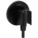 Шлангове приєднання Hansgrohe FixFit Porter S з тримачем, Matt Black (26888670)