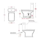 Бачок для унітазу Artceram Civitas (CIC009 01; 00)