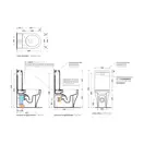 Унітаз-компакт Flaminia APP 58x36 h43 см з системою Goclean, Cenere matt (AP116G) (AP116GCEN)