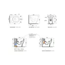 Унітаз для підлоги Flaminia APP 52x36 h43 cм з системою Goclean, Latte Milky white matt (AP117G) (AP117GLAT)