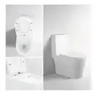 Унітаз моноблок підлоговий Mixxus BEVEL-0406-T1 690х360х790mm, система змиву TORNADO 1.0 (MI6729)