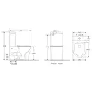 MIXXUS PREMIUM WAVE-0403-R Унітаз-компакт, білий (MP6606)