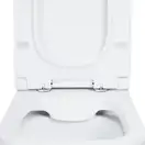 Унитаз-компакт Qtap Cardinal безободковый с сиденьем Soft-close QT0422C666PW