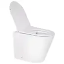Унитаз напольный Qtap Swan безободковый с сиденьем Soft-close QT16223178W (QT16223178W) фото 11 Aquada.com.ua