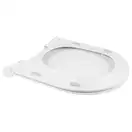 Унитаз-компакт Qtap Aquarius безободковый с сиденьем Soft-close QT2122C665PW